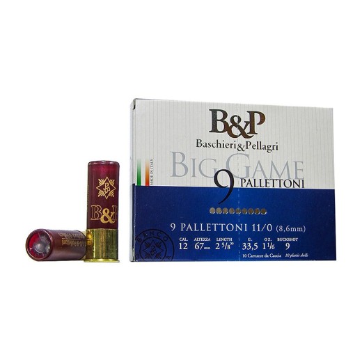 Lovački Patroni BP BIG GAME PALLETTONI (9P) 12/67 11/0 33g 8,6mm-2732