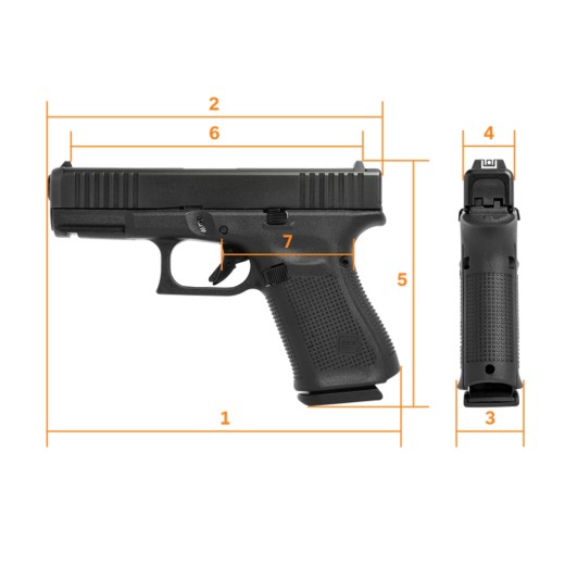 Pištoljski set Glock 19 kal. 9x19 SET EU (Gen 5/FS)-11386-1