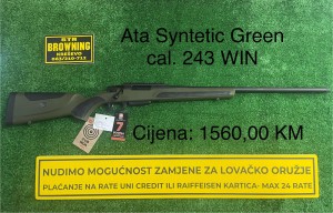 Ata Turqua Synthetic Green CAL. 243 WIN