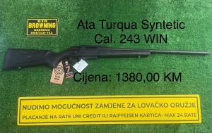 Ata Turqua Synthetic Black CAL. 243 WIN