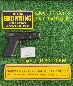 Glock 17 GEN 5 CAL. 9x19 mm