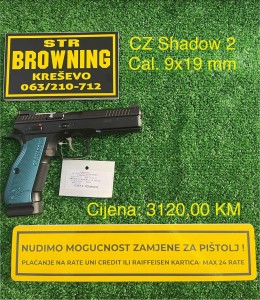 CZ Shadow 2 Nickel CAL. 9x19 mm