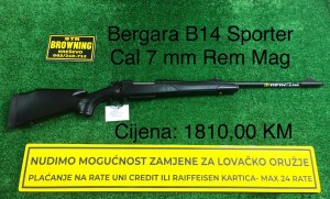 Bergara B14 Sporter CAL. 7 REM MAG
