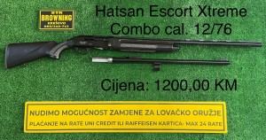 Hatsan Escort Xtreme Combo CAL. 12  61 i 76 cm