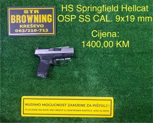 HS Springfield Hellcat OSP SS CAL. 9x19 mm