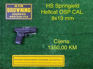 HS Springfield Hellcat OSP CAL. 9x19 mm