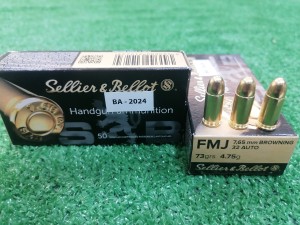 METAK SELLIER & BELLOT 7,65mm BROWNING 32 AUTO