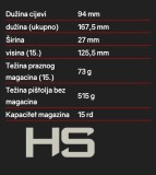 Pištolj H11 Pro 9x19mm