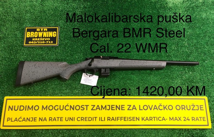 Bergara BMR Steel CAL. 22 WMR