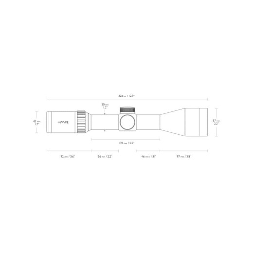 Optički nišan HAWKE Vantage 2.5-10x50