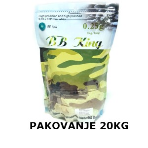 BB KING 0.25g pakovanje 20kg