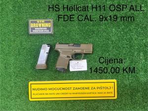 HS Hellcat H11 OSP ALL FDE CAL. 9x19 mm