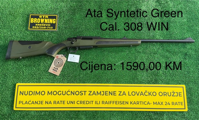 Ata Turqua Synthetic Green CAL. 308 WIN