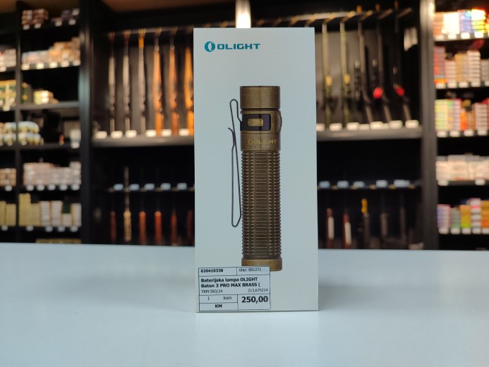 BATERIJSKA LAMPA OLIGHT BATON 3 PRO MAX BRASS