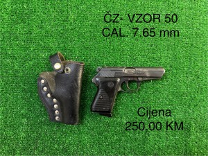 ČZ-VZOR 50 CAL. 7.65 mm