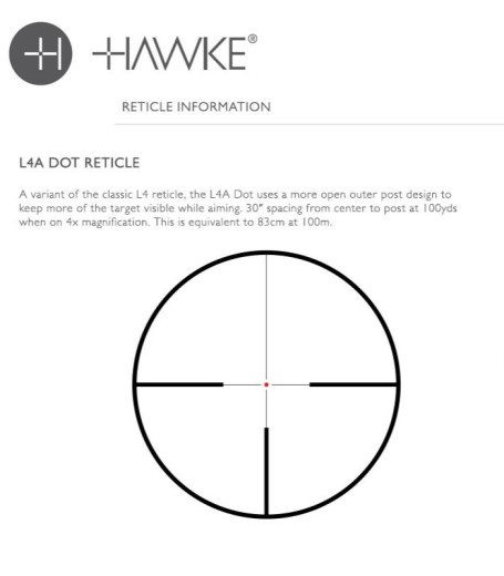 Optika Hawke Vantage 1.5-6x44 L4 A Dot