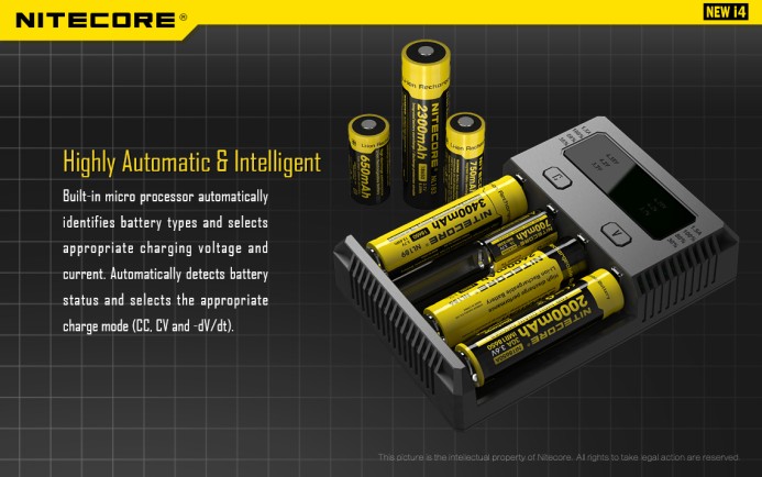 Inteligentni punjač za baterije NITECORE NEW i4