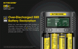 Inteligentni punjač za baterije NITECORE UMS4 + QC 3.0 USB