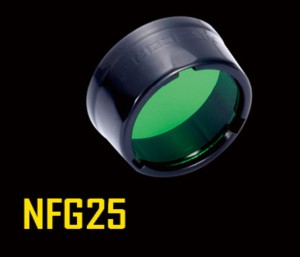 Zeleni filter NITECORE NFG25 za baterijske lampe