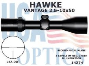 Optika Hawke 2.5-10x50 L4 ADot