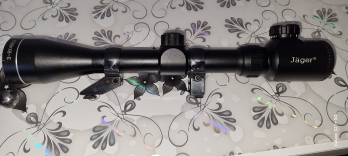 Optika Jager 3-9x40EG i švenk montaža..