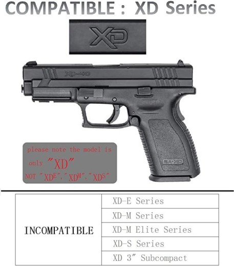 PLASTIČNA FUTROLA ZA HS2000(SPRINGFIELD XD), 45ACP; HS2000(SPRINGFIELD XD)9mm; HS2000 SUBCOMPACT 3"(SPRINGFIELD XD3")9mm, GIRSAN MC28, HS9  CY-XD40G3