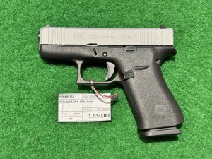 PIŠTOLJ GLOCK 43X  9x19mm SILVER