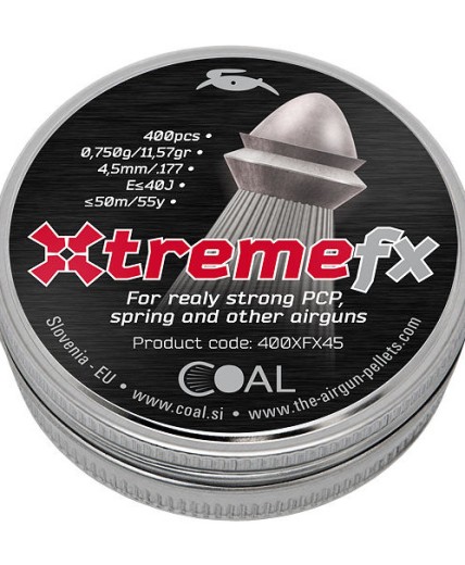 DIJABOLE COAL X TREME fx 4,50mm 0,750g