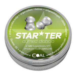 COAL STARTER DOMED 500 KOM. CAL.4,5mm, 0,52g DIABOLE