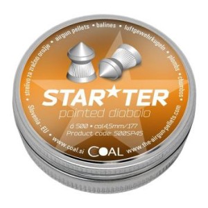 COAL STARTER POINTED 500 KOM. CAL.4,5mm, 0,52g DIABOLE
