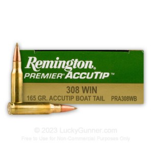 METAK KARABINSKI REMINGTON PREMIER ACCUTIP 308 WIN 165GR