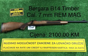 Bergara B14 Timber CAL. 7 mm REM MAG