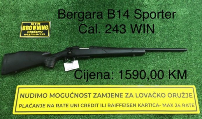 Bergara B14 Sporter CAL 243 WIN