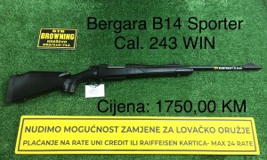 Bergara B14 Sporter CAL. 243 WIN