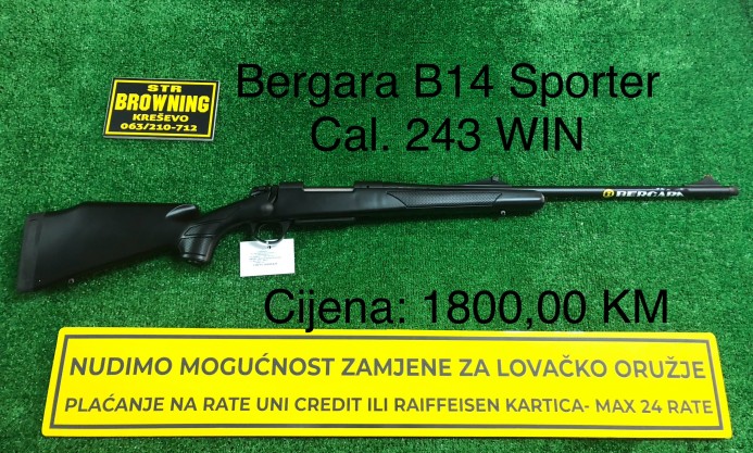 Bergara B14 Sporter CAL. 243 WIN