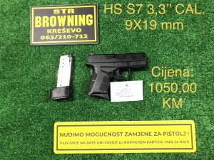 HS S7 Black 3,3” cal. 9x19 mm
