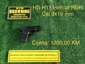 HS H11 Hellcat 3” RDR cal. 9x19 mm