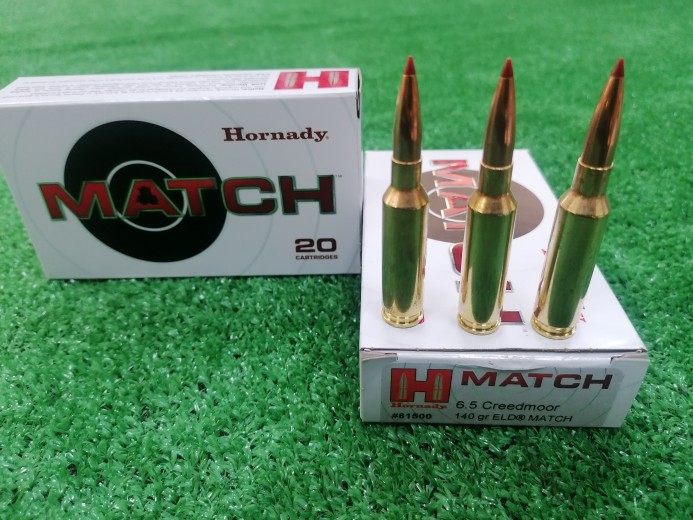 METAK HORNADY 6,5 CREEDMOOR 140grs ELD MATCH