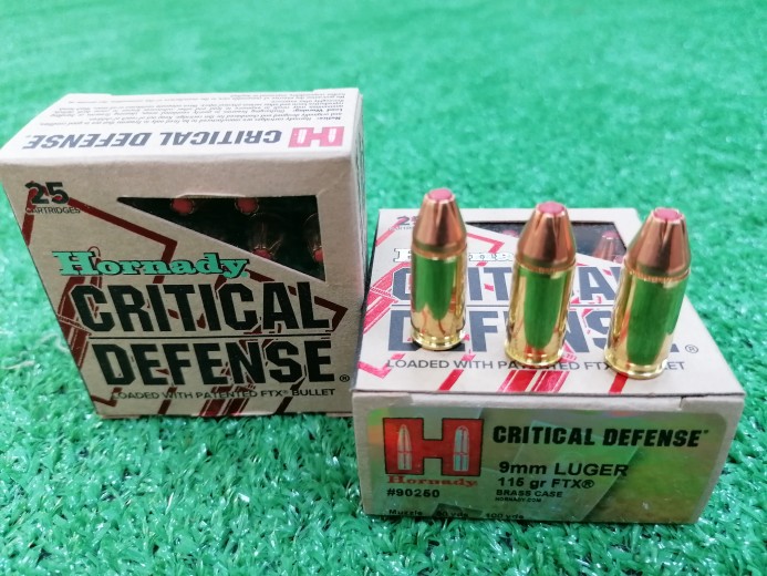 METAK HORNADY 9mm LUGER 115grs FTX