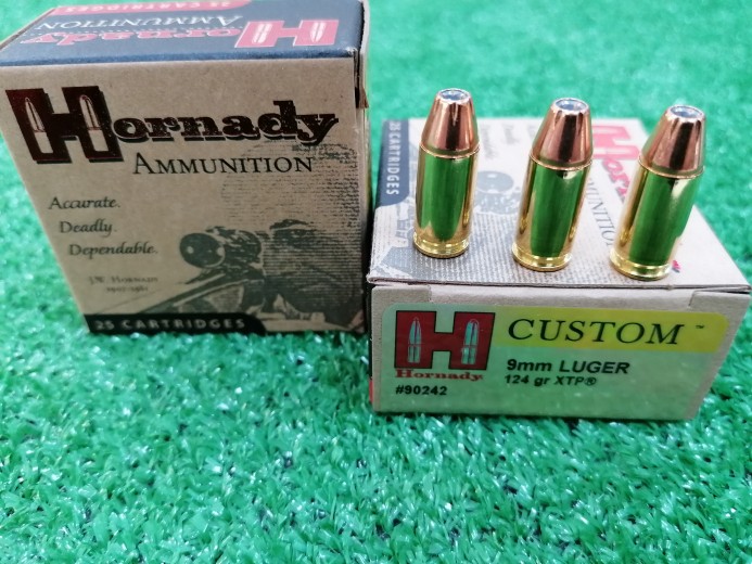 METAK HORNADY 9mm LUGER 124grs XTP