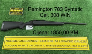 Remington 783 Syntetic cal 308 win
